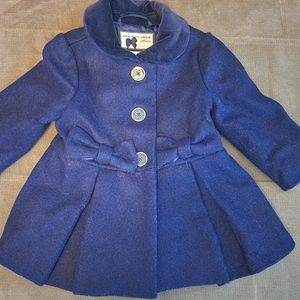 *EUC* J&J FAB NAVY COAT!